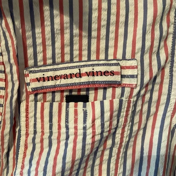 Vineyard Vines seersucker cover up dress - Picture 4 of 8